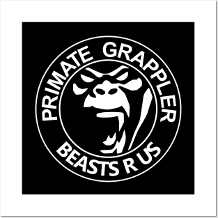 Primate Grappler - Beasts r US Posters and Art